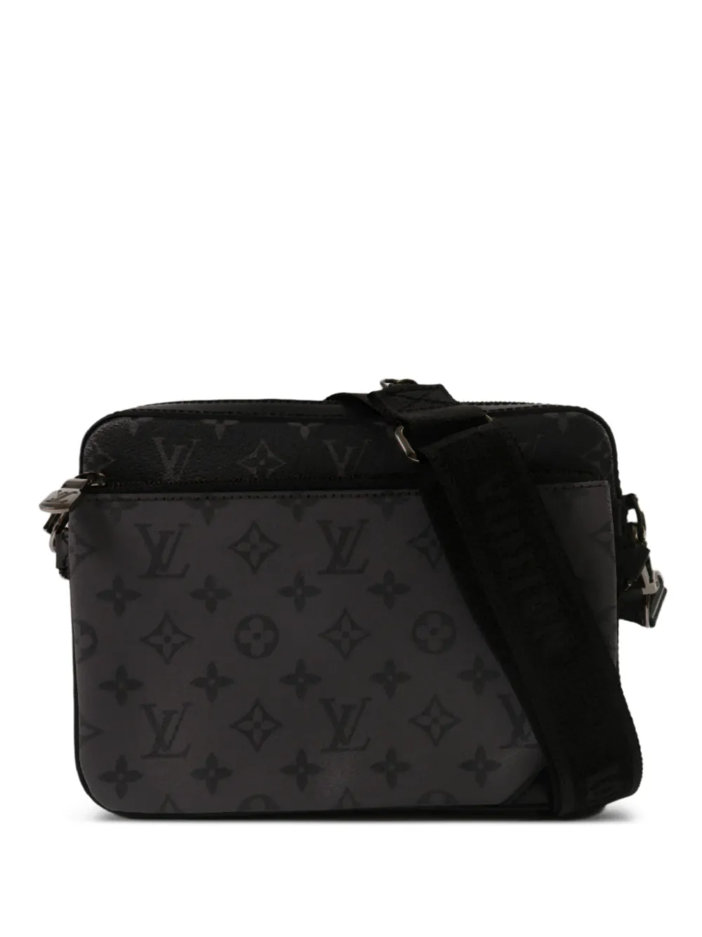 Louis Vuitton Pre-Owned Trio Messenger Monogram Eclipse shoulder bag - Schwarz