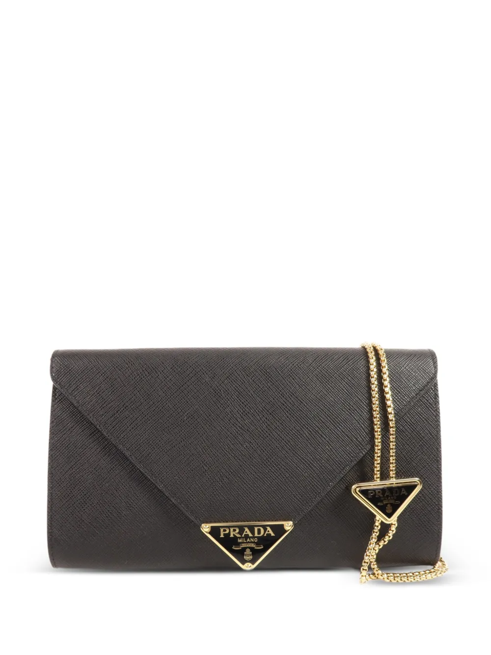 Prada Pre-Owned leather chain-strap shoulder bag - Nero
