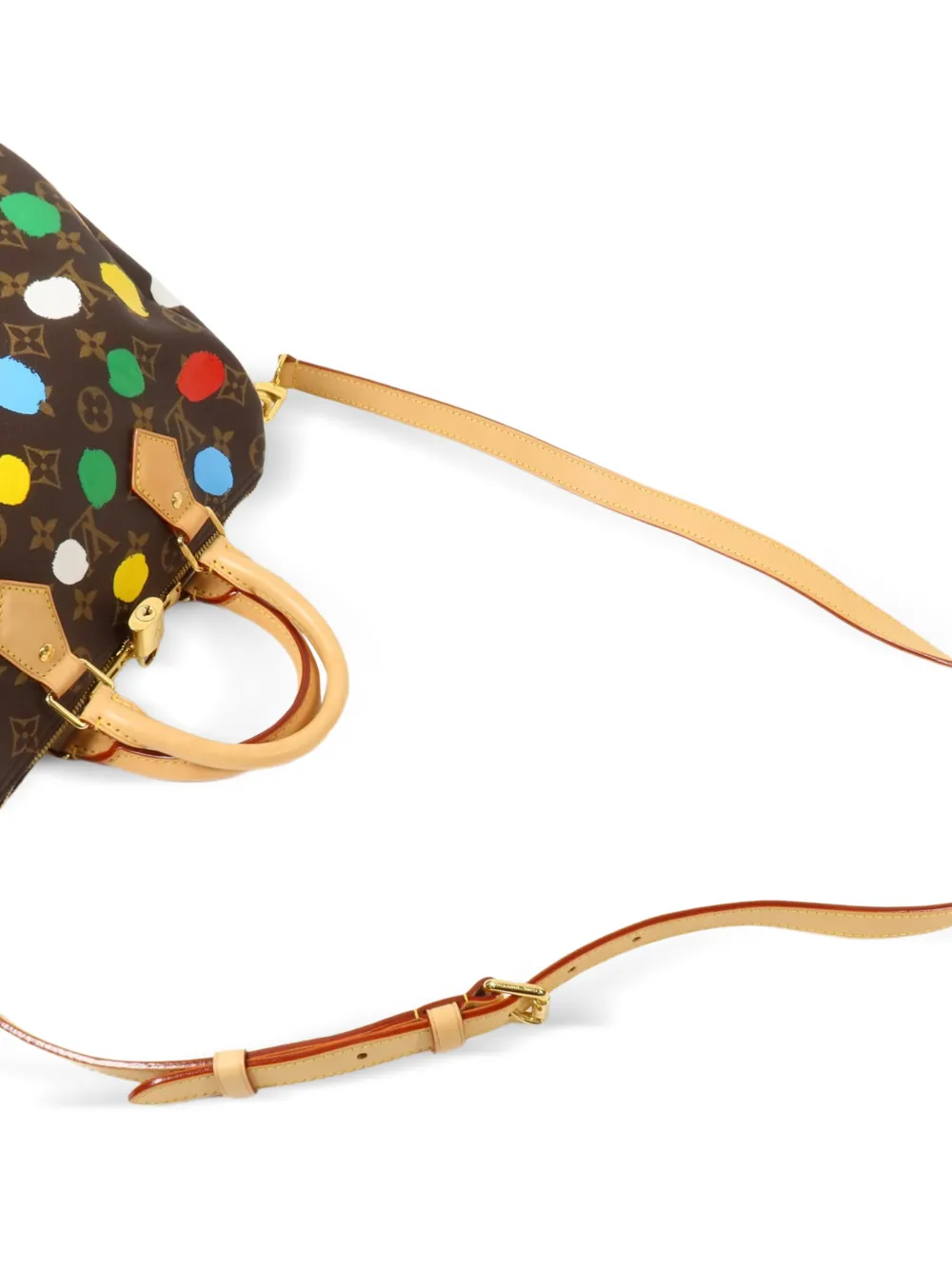 Louis Vuitton Pre-Owned x 草間彌生 25 スピーディ バンドリエール
