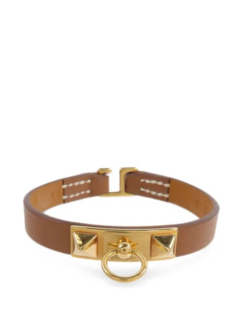 Hermès Pre-Owned Rivale Mini leather bracelet