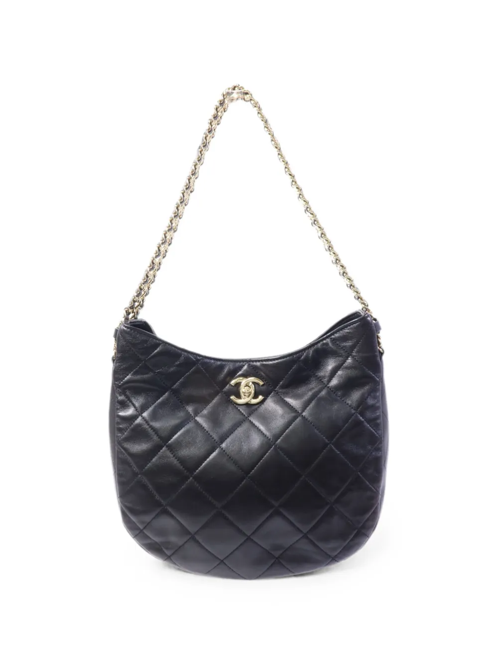 CHANEL Pre-Owned Borsa a spalla CC trapuntata - Nero