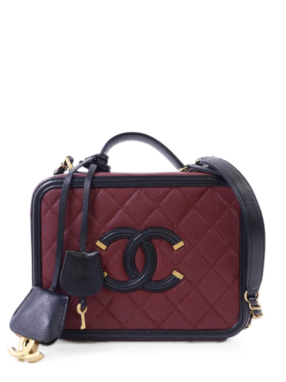 CHANEL Pre-Owned CC Vanity Case shoulder bag - Rosso