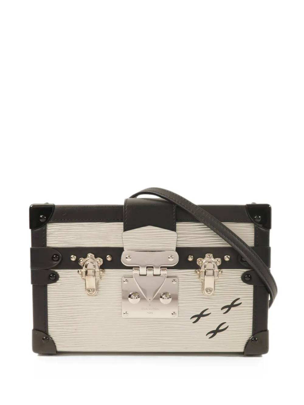 Louis Vuitton Pre-Owned Borsa a spalla Petite Malle - Grigio