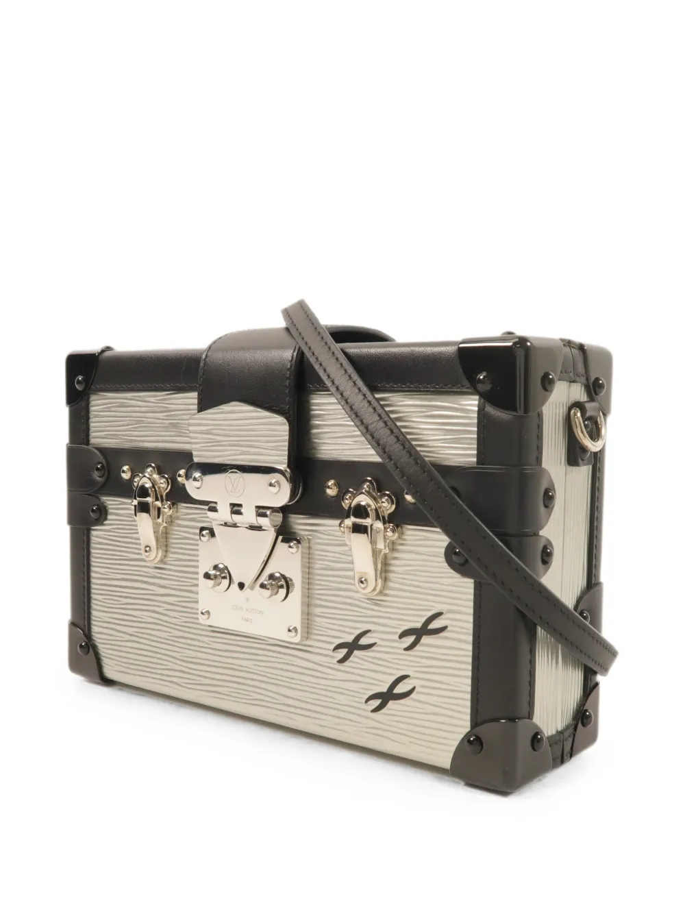 Louis Vuitton Pre-Owned Petite Malle schoudertas Grijs