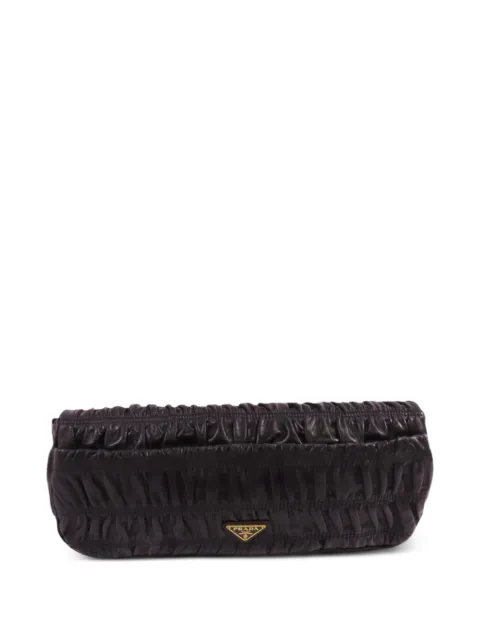 Prada Pre-Owned Gaufre clutch bag
