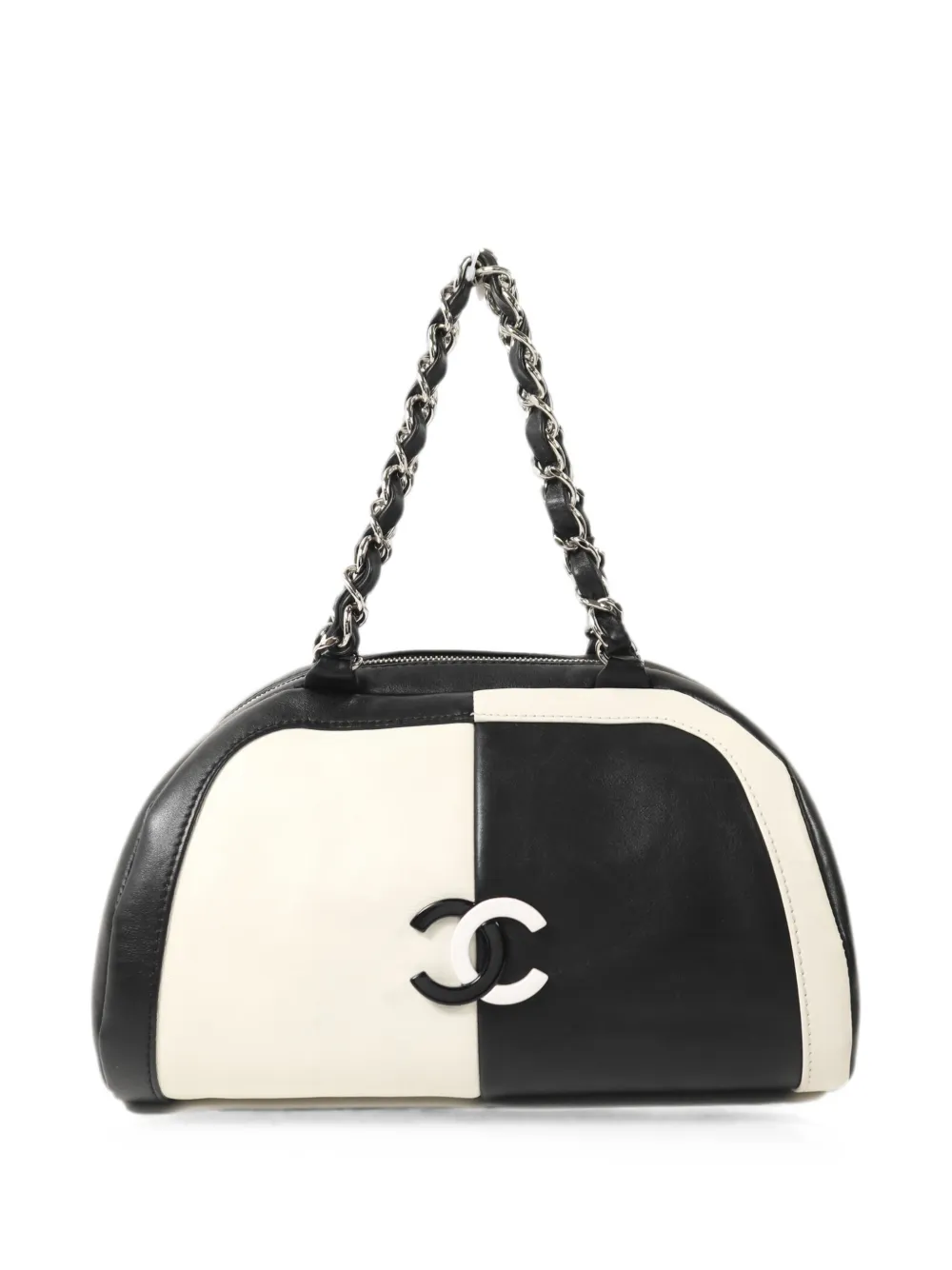 CHANEL Pre-Owned Boston interlocking-CC tote bag - Nero