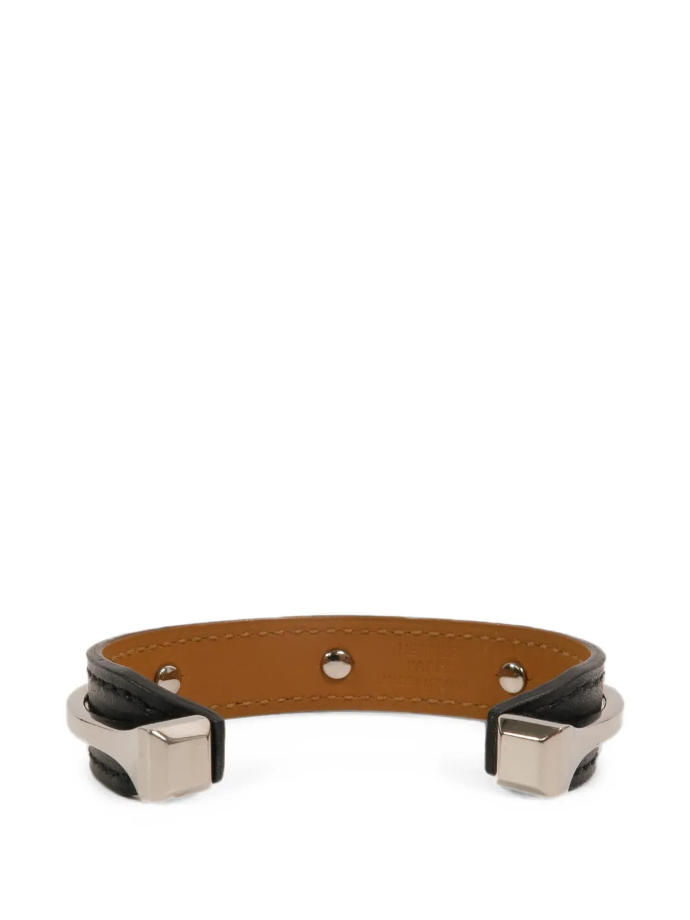 Hermès Pre-Owned leather bracelet - Argento