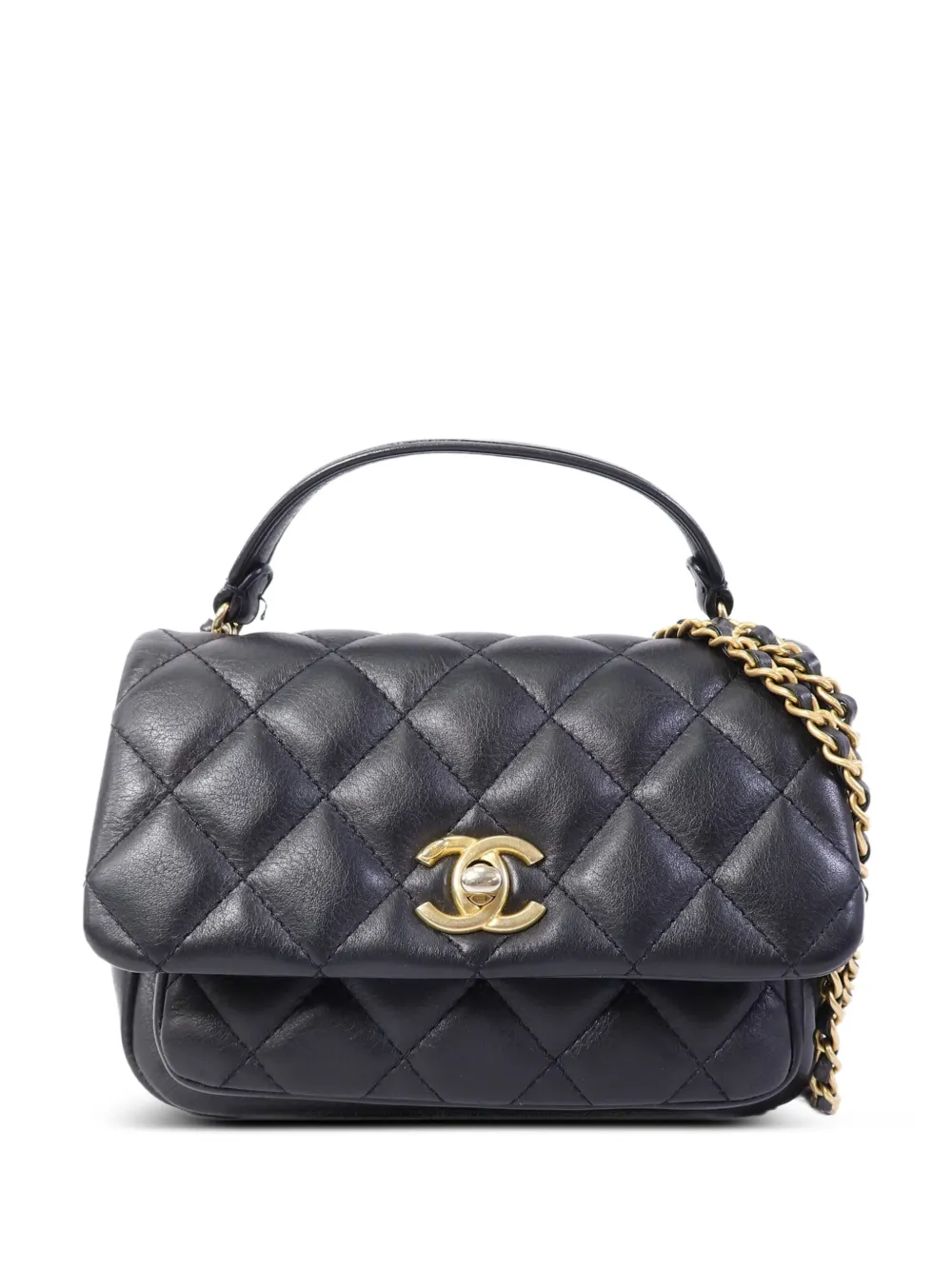 CHANEL Pre-Owned CC turn-lock shoulder bag - Black