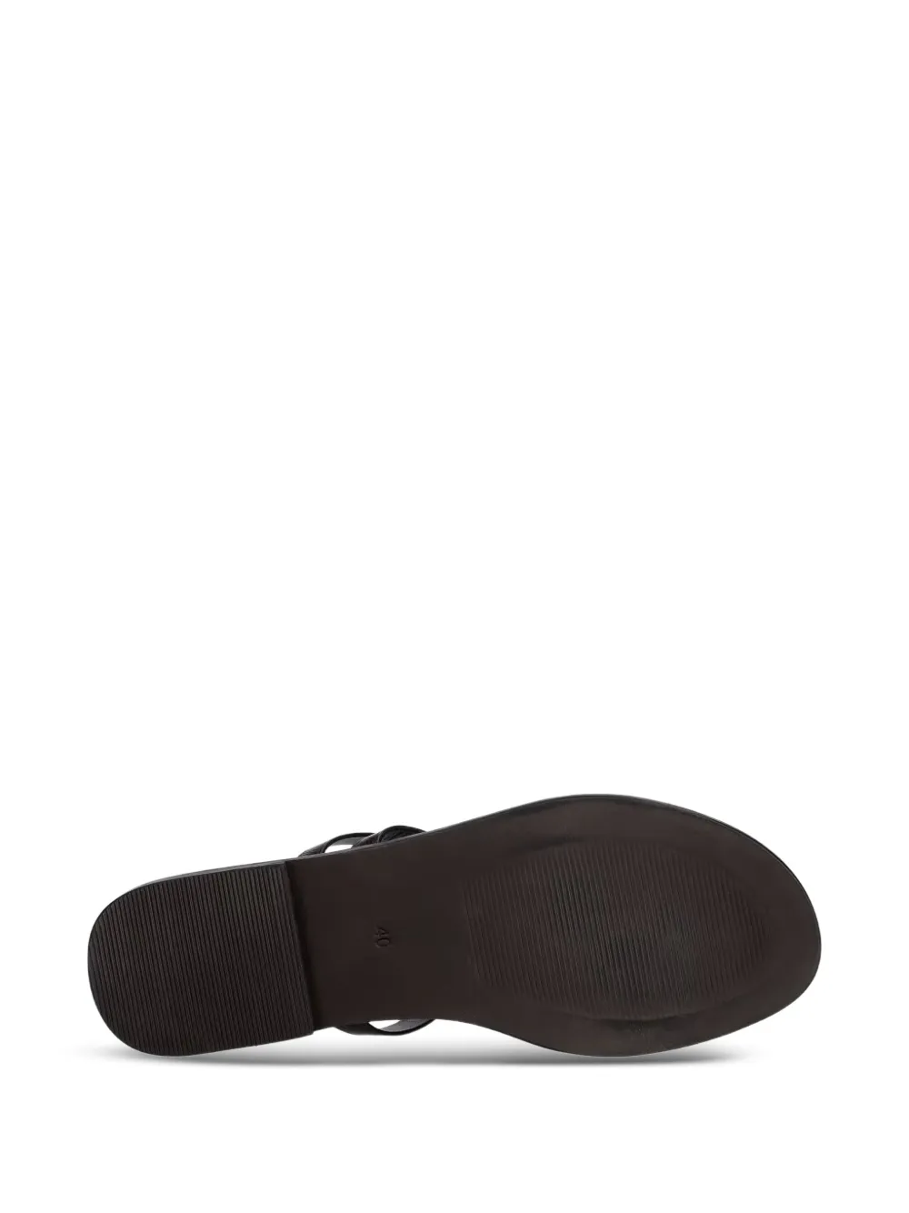 JONAK PARIS Wife sandalen met bandjes en teenring Bruin