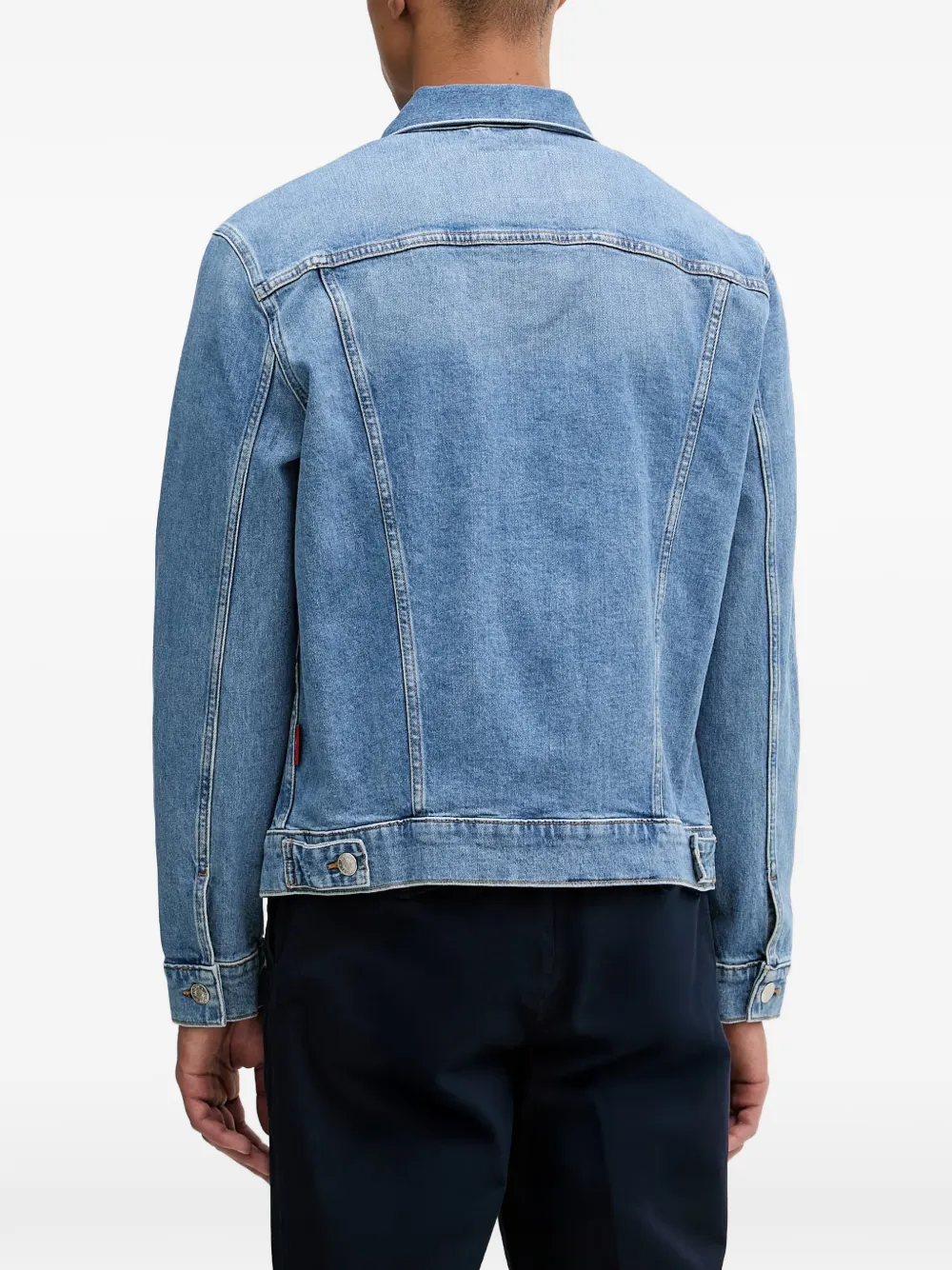 Joop! Jaxon denim jack met knopen Blauw