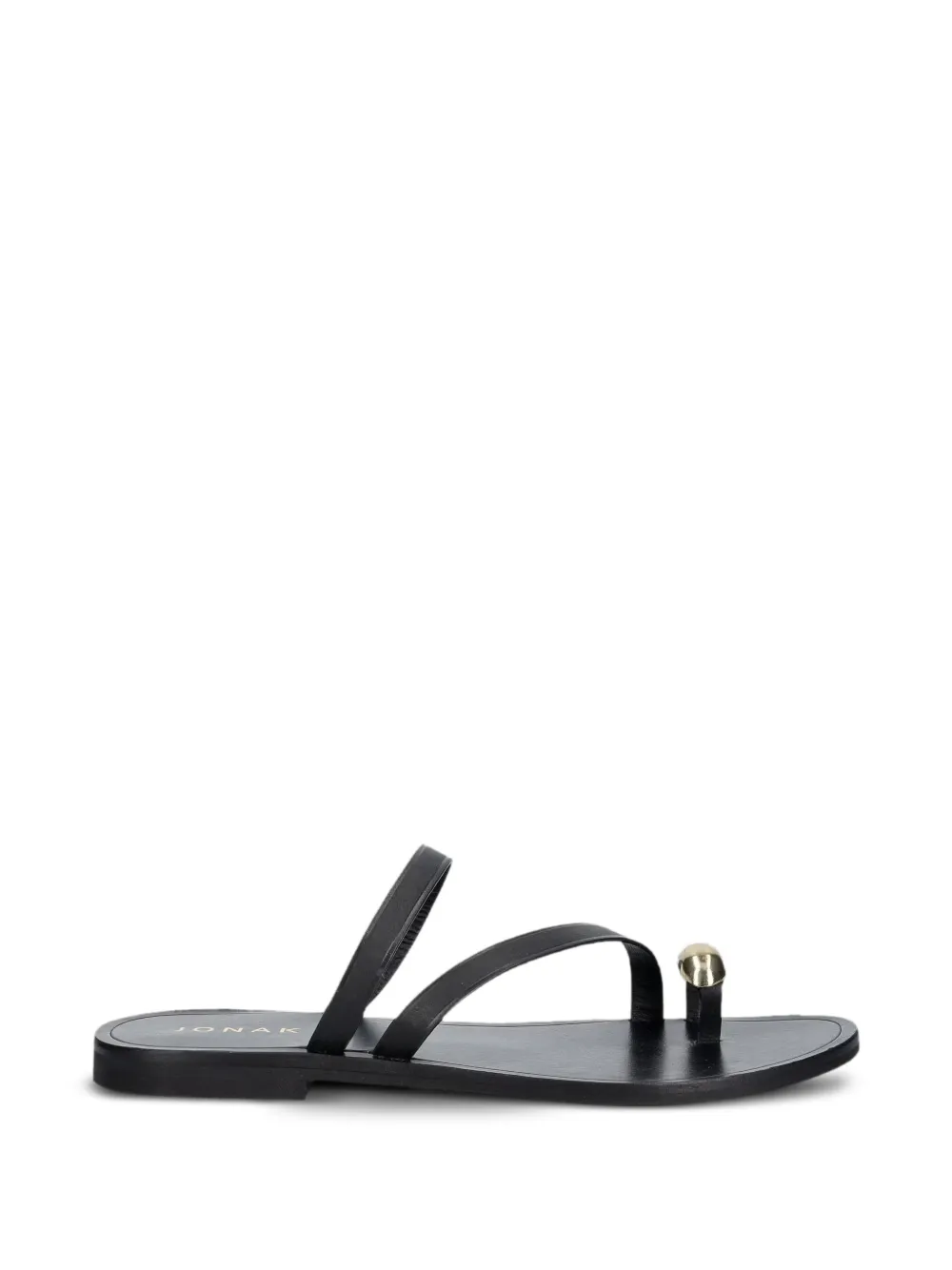 JONAK PARIS Wife sandalen met bandjes en neus Zwart