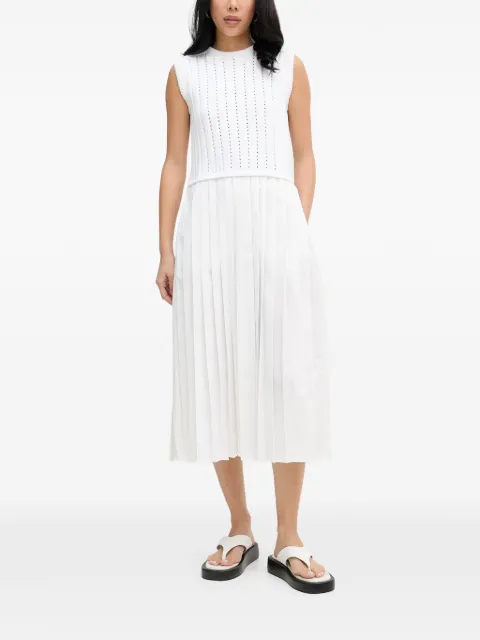 Iceberg vestido midi plisado