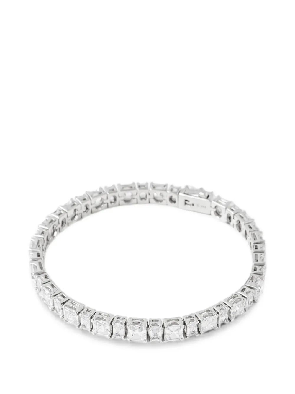 Hatton Labs crystal-embellished tennis bracelet - Argento