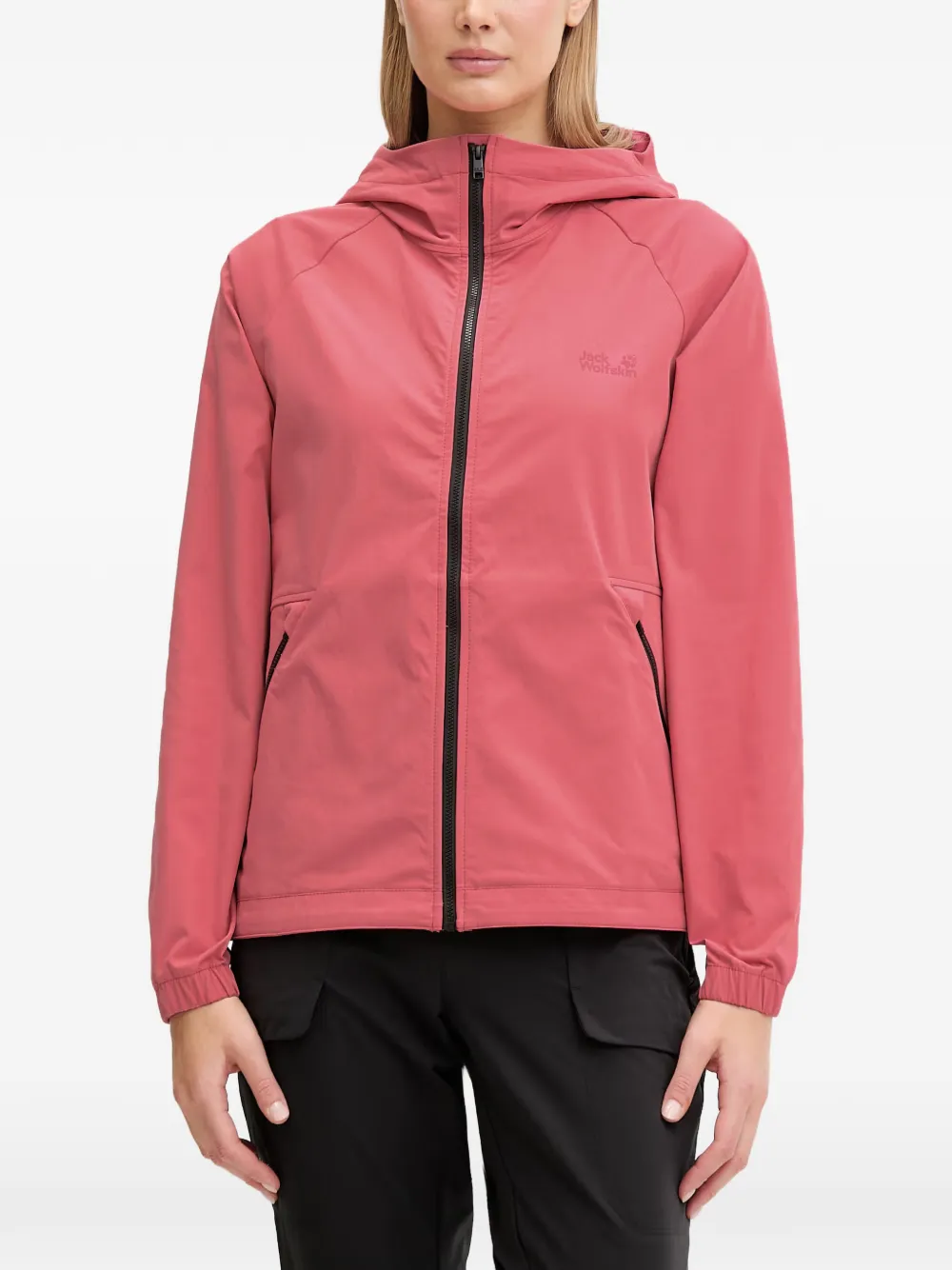 JACK WOLFSKIN Mahani hooded lightweight jacket - Rosa