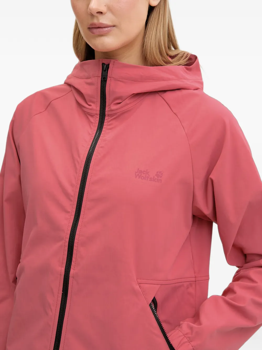 JACK WOLFSKIN Mahani lichtgewicht jack met capuchon Roze