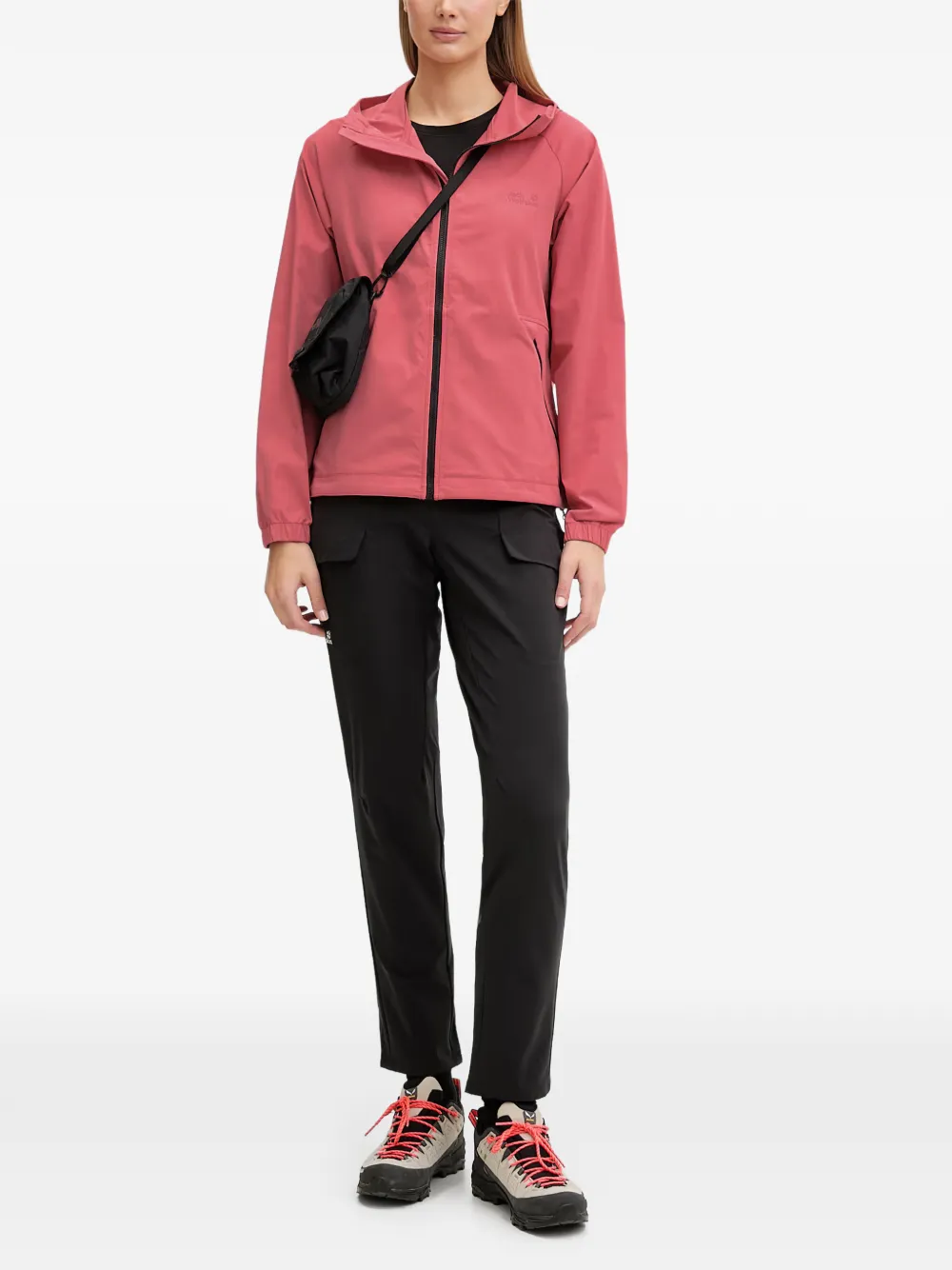 JACK WOLFSKIN Mahani lichtgewicht jack met capuchon Roze