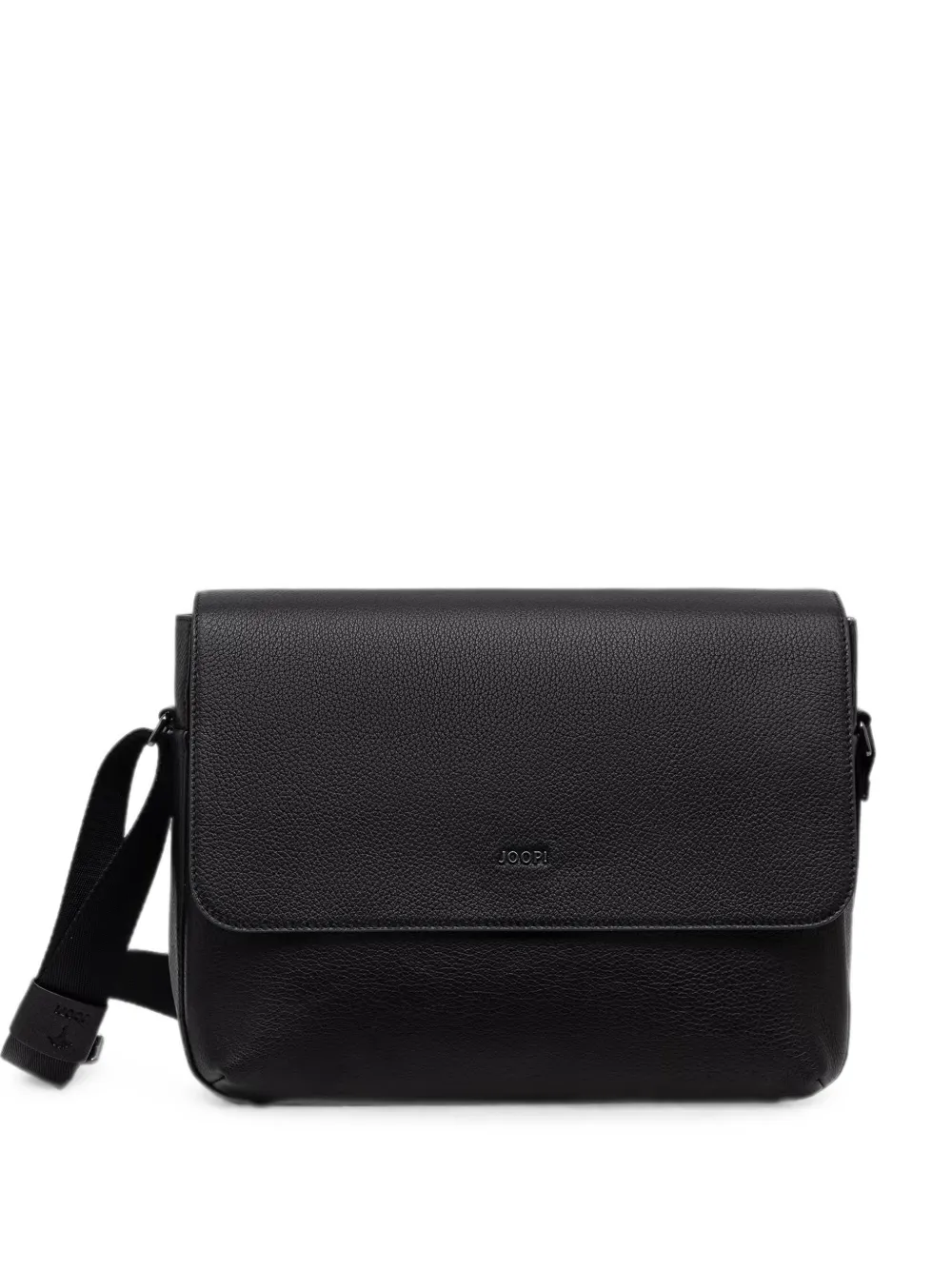 Joop! Cardona Nevio grained-leather messenger bag - Nero