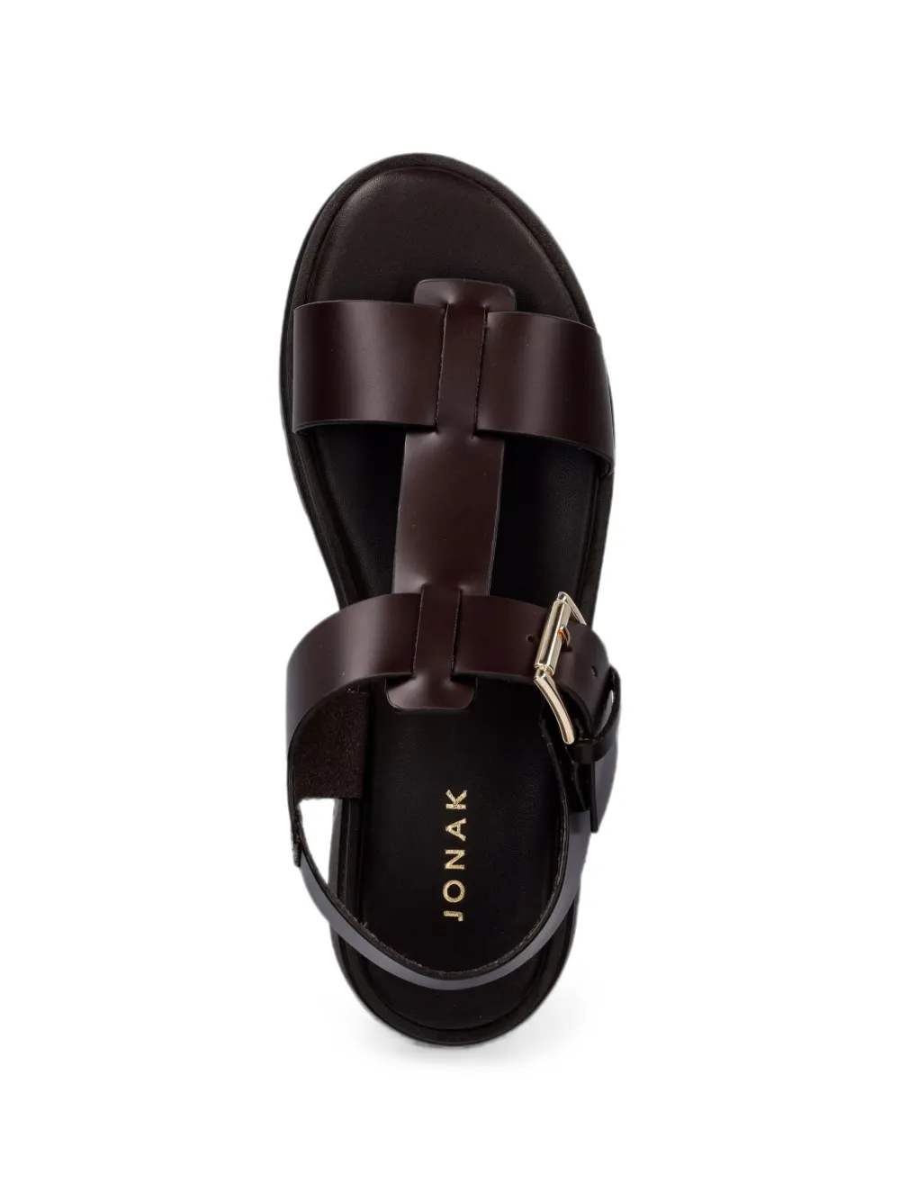 JONAK PARIS Lisbonne sandalen met gespsluiting Bruin