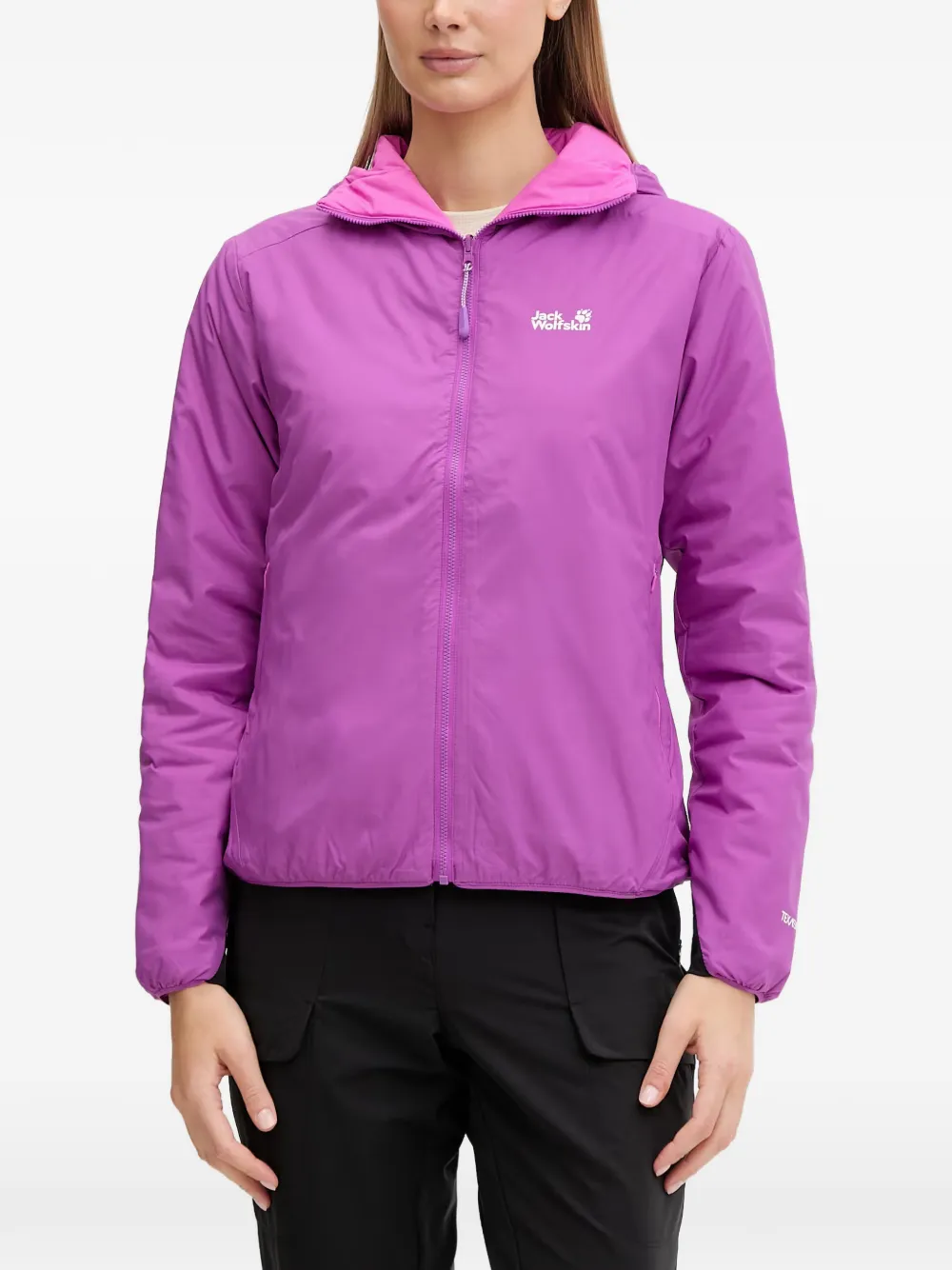 JACK WOLFSKIN Omkeerbaar gewatteerd performance-jack Roze