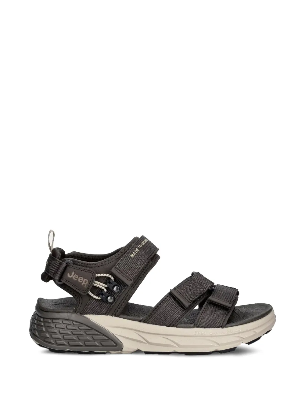 JEEP touch-strap sandals - Grigio