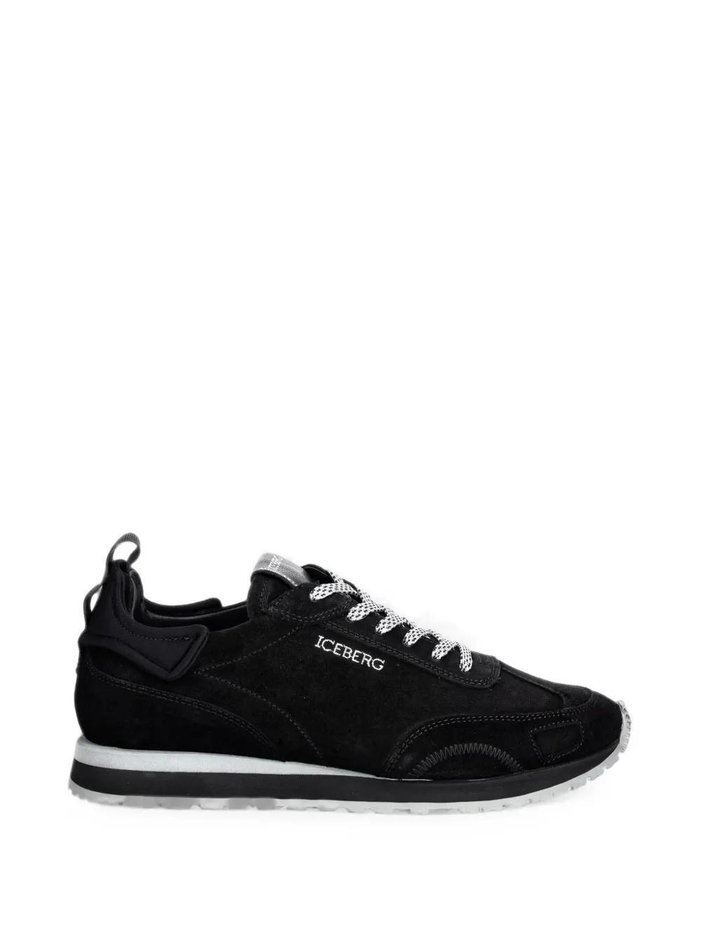 Iceberg Ultra logo-embroidered panelled sneakers - Nero
