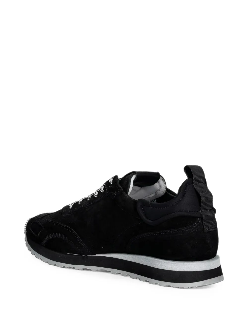 Iceberg Ultra logo-embroidered panelled sneakers Zwart