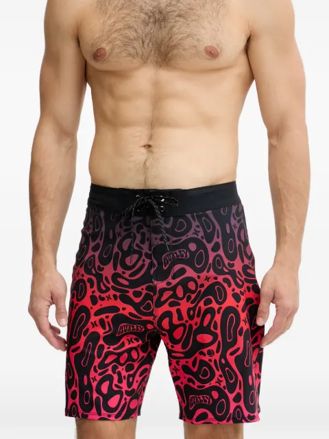 Hurley graphic-print swim shorts