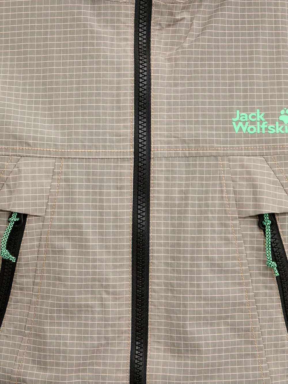 JACK WOLFSKIN Find The Wild performance regenjack Grijs