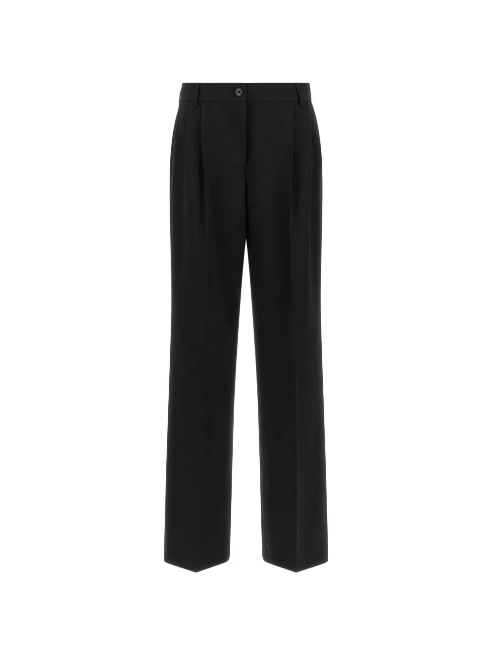 Dolce & Gabbana double-pleat flared trousers - Schwarz