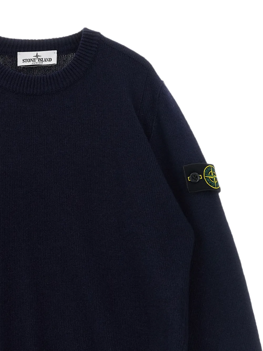 Stone Island Junior Compass Badge trui Blauw