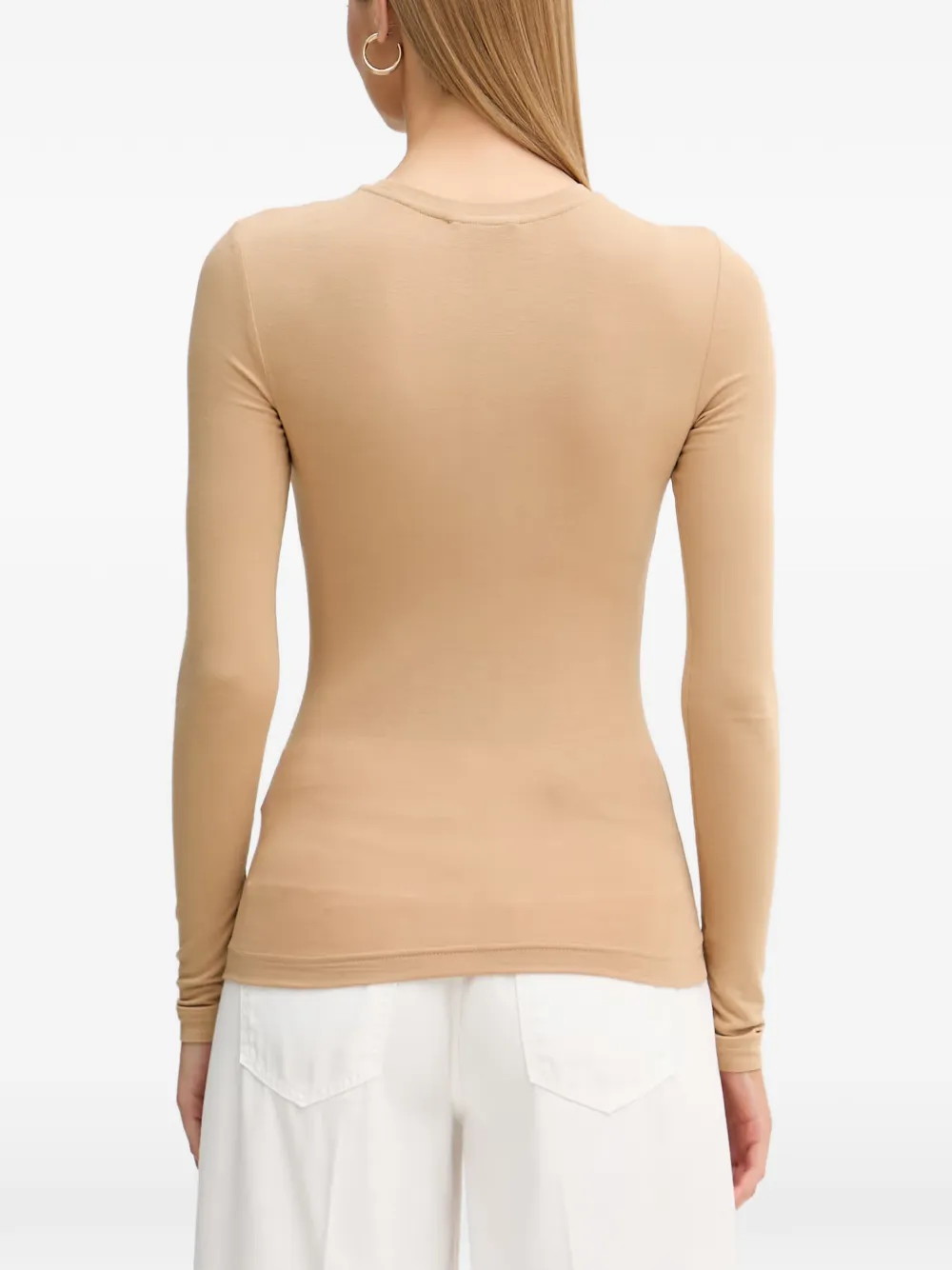 La Mania Milo T-shirt met lange mouwen Beige