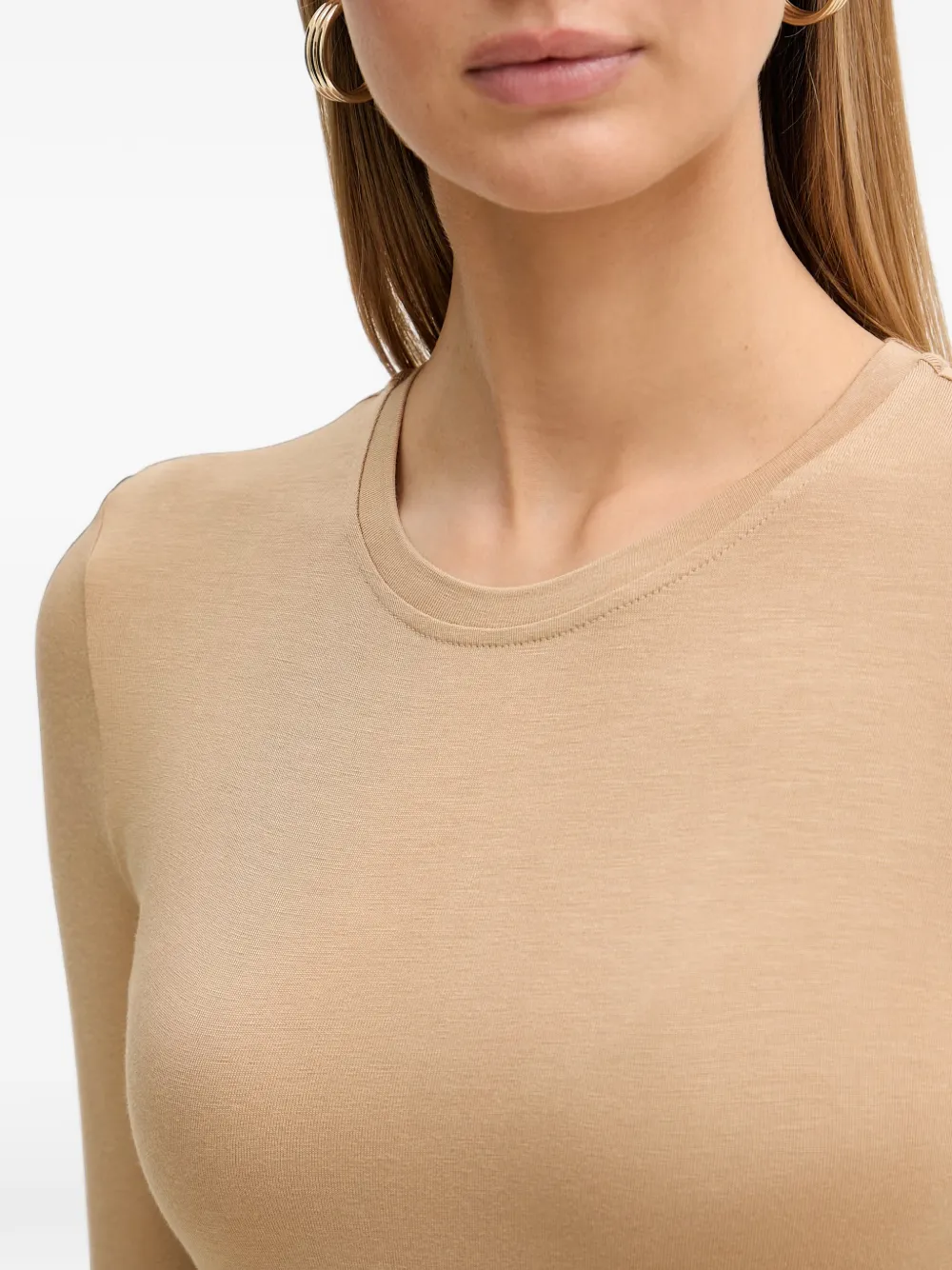 La Mania Milo T-shirt met lange mouwen Beige