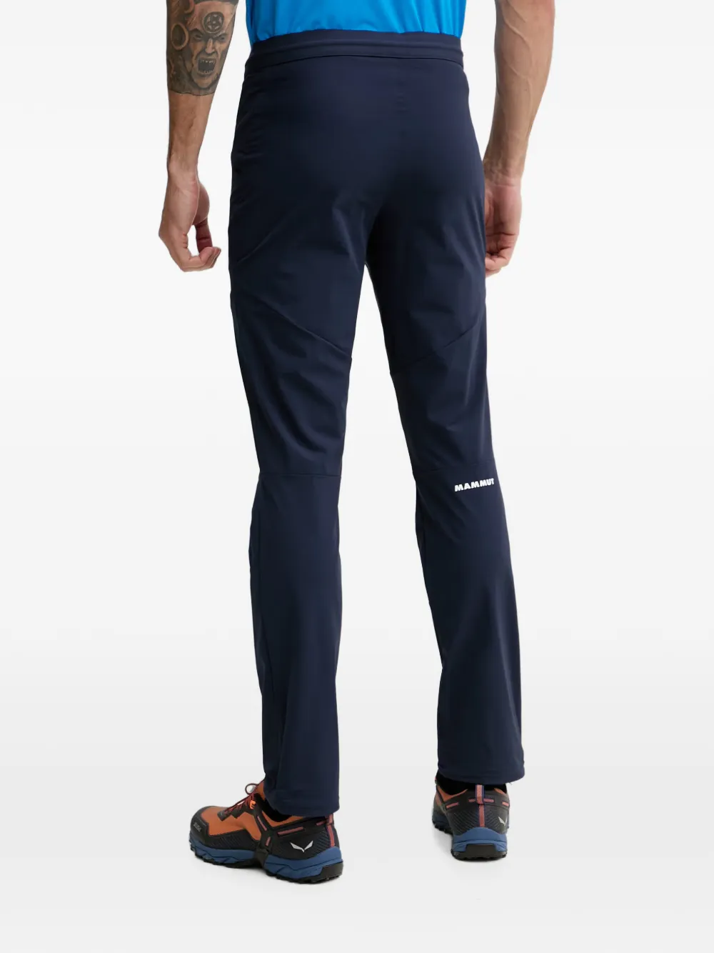 Mammut Aenergy Light logo-print panelled trousers Blauw