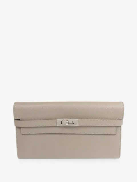 Hermès Pre-Owned portefeuille Kelly en cuir