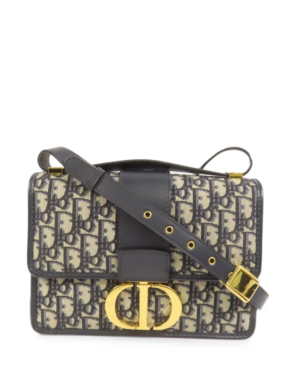 Christian Dior Pre-Owned 30 Montaigne Oblique shoulder bag - Blue