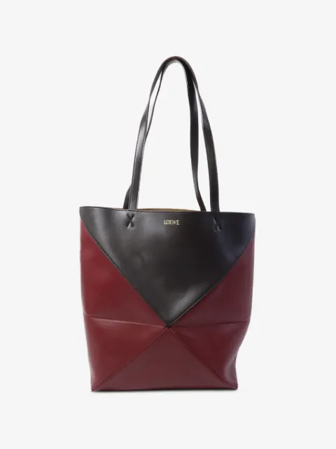 Loewe Pre-Owned medium Puzzle Fold leather tote bag