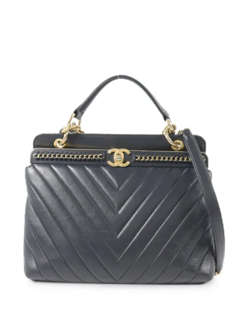 CHANEL Pre-Owned Chevron V Stitch shoulder bag