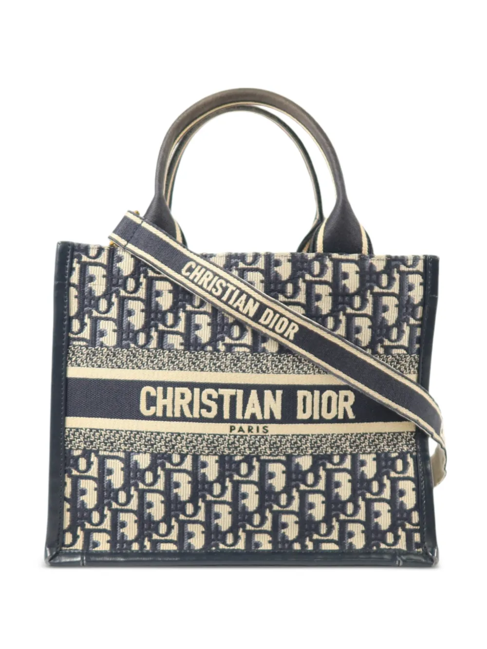 Christian Dior Pre-Owned Oblique Book tote bag - Blue