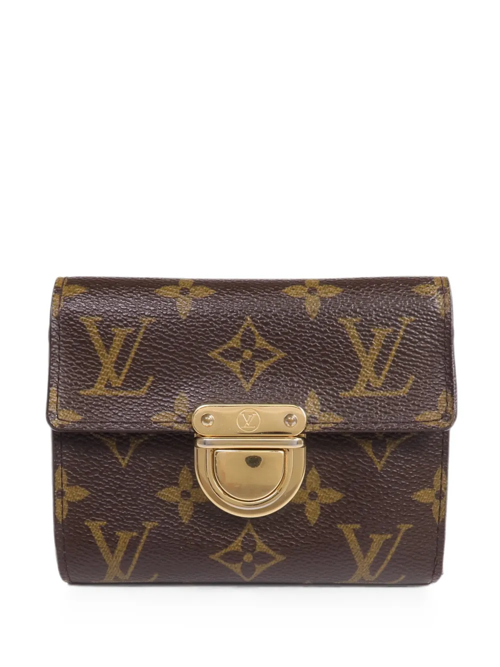 Louis Vuitton Pre-Owned Joy Monogram-pattern wallet - Braun
