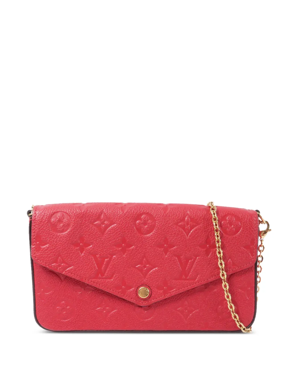 Louis Vuitton Pre-Owned Pochette Felicie monogram-pattern shoulder bag - Rot