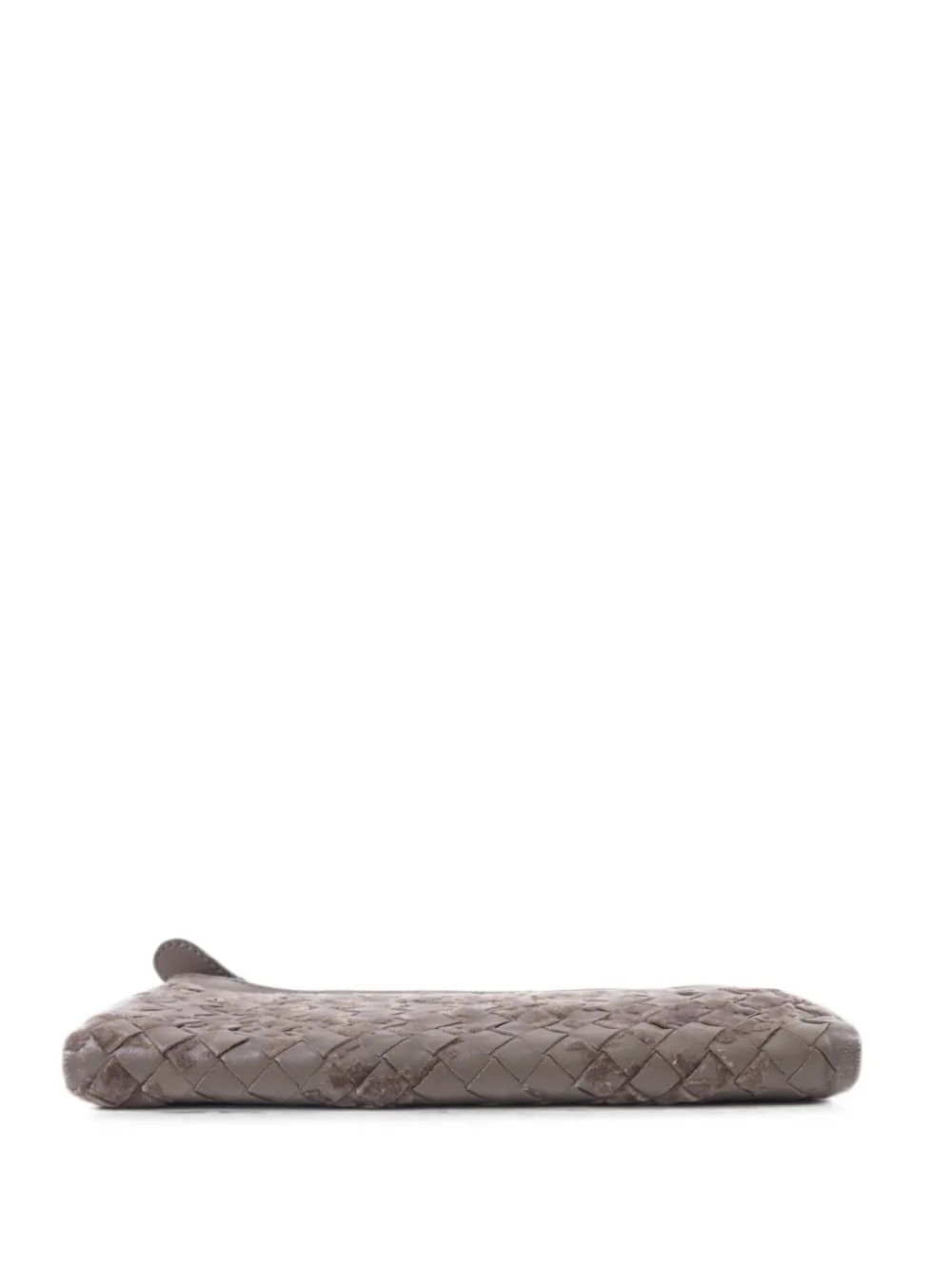 Bottega Veneta Pre-Owned Intrecciato long wallet - Grigio