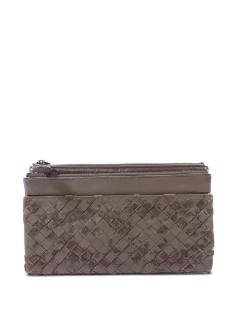 Bottega Veneta Pre-Owned Intrecciato long wallet