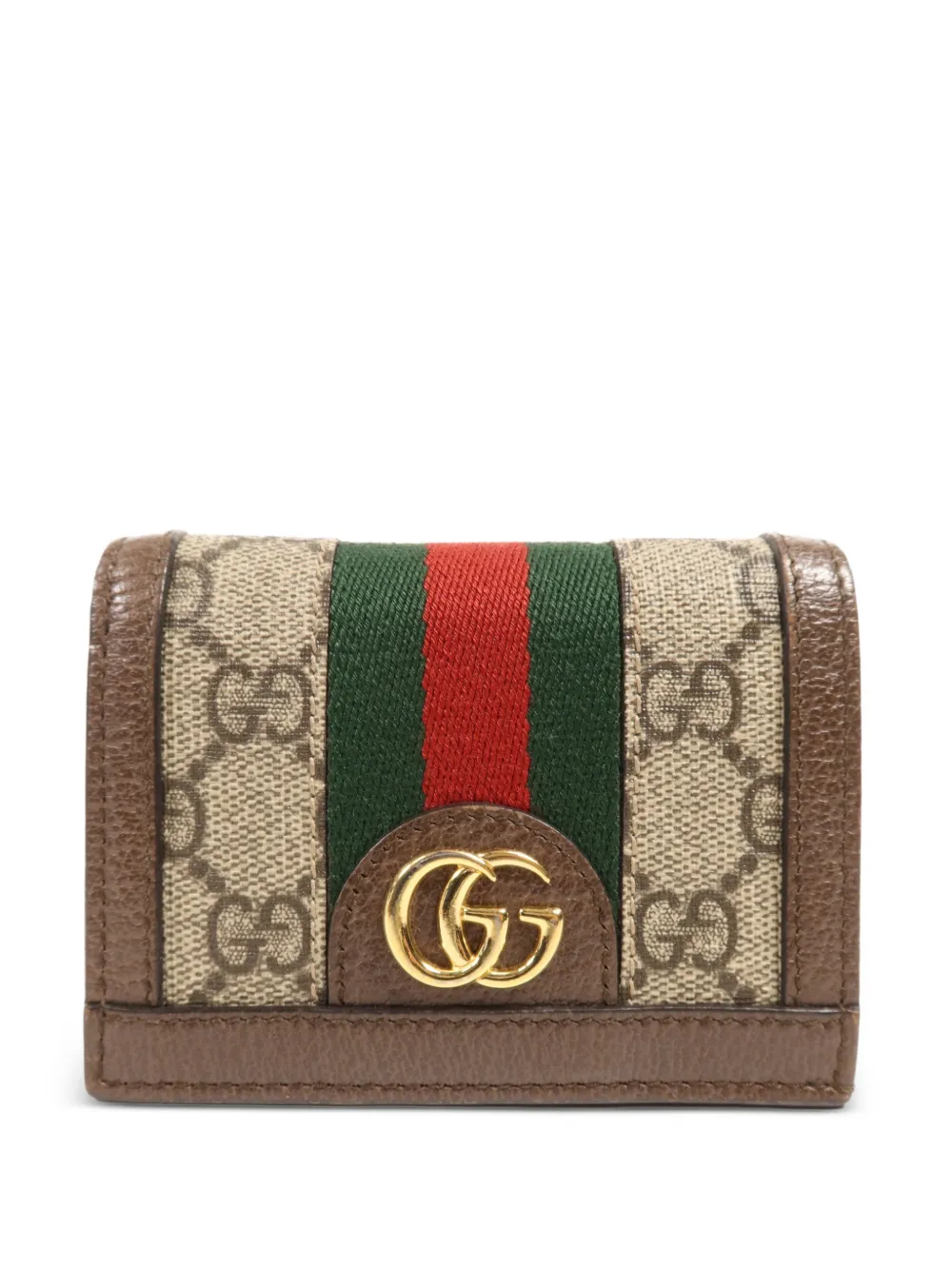 Gucci Pre-Owned Portafoglio Ophidia GG con decorazione Web - Toni neutri
