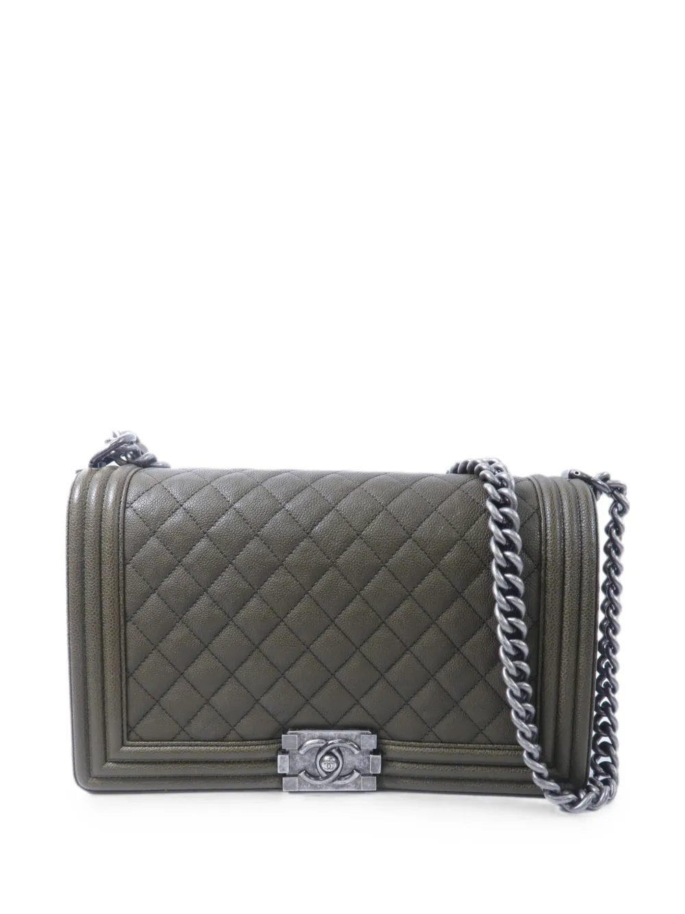 CHANEL Pre-Owned 28 Boy shoulder bag - Green