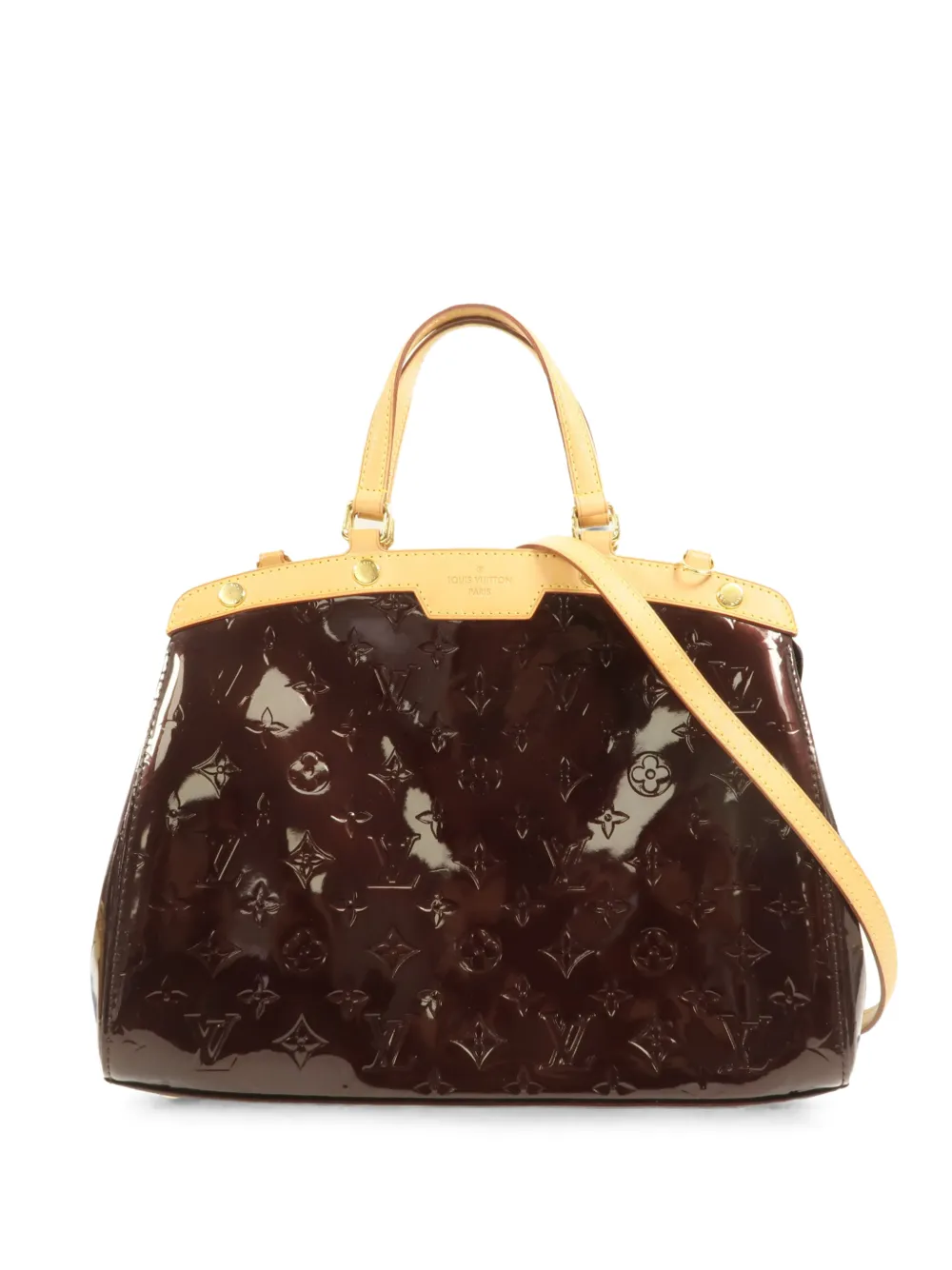 Louis Vuitton Pre-Owned MM Vernis Brea shoulder bag - Marrone
