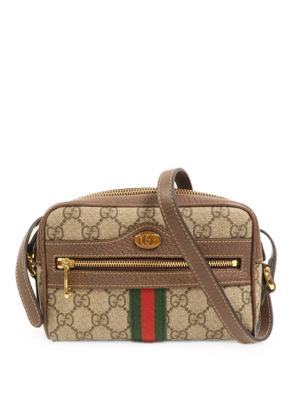 Gucci Pre-Owned Borsa a spalla Ophidia in tela GG Supreme - Toni neutri