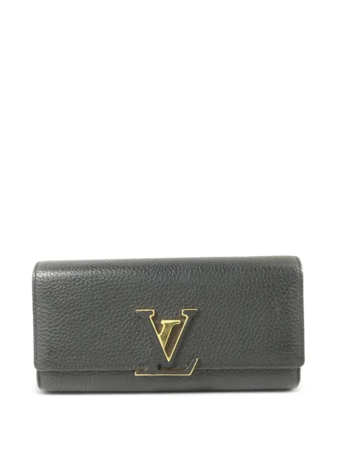 Louis Vuitton Pre-Owned cartera Capucines de piel