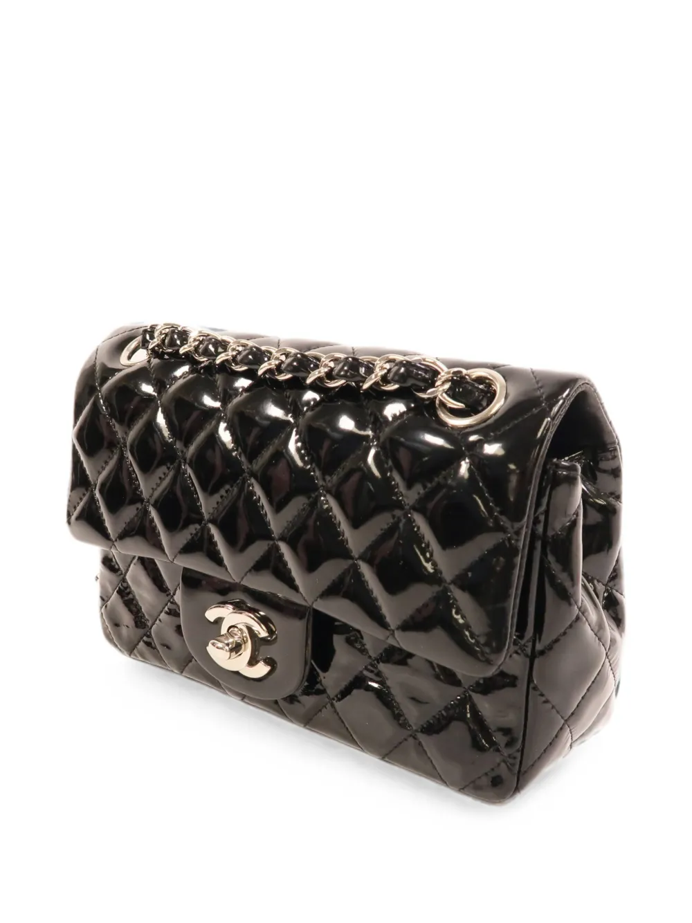 CHANEL Pre-Owned Classic 20 kleine schoudertas Zwart