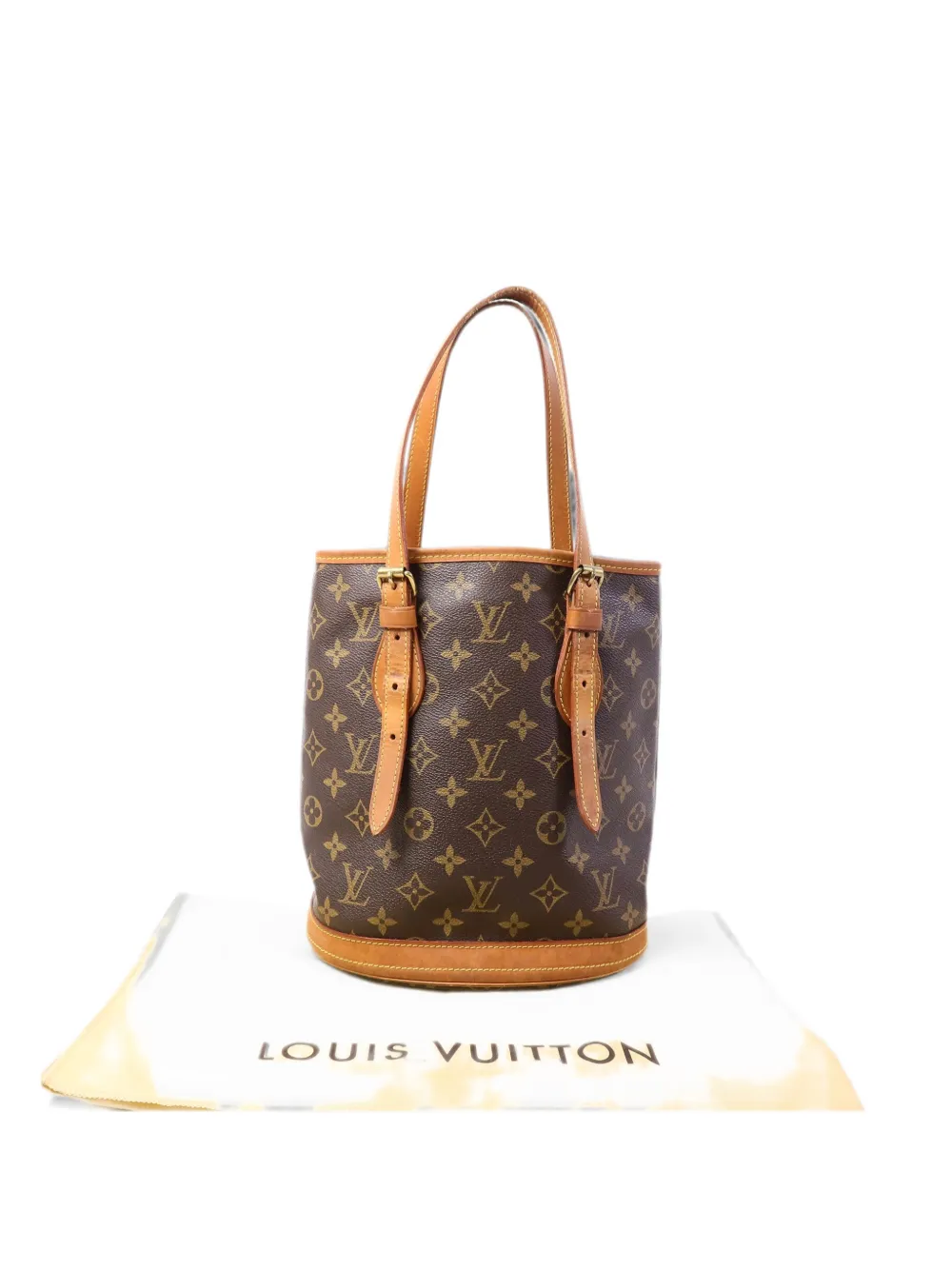 Louis Vuitton Pre-Owned PM Bucket Monogram Canvas-Tote Bag - Braun