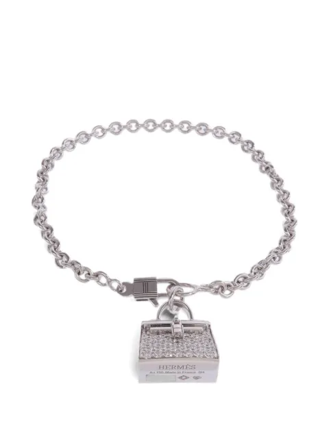Hermès Pre-Owned Kelly diamond bracelet